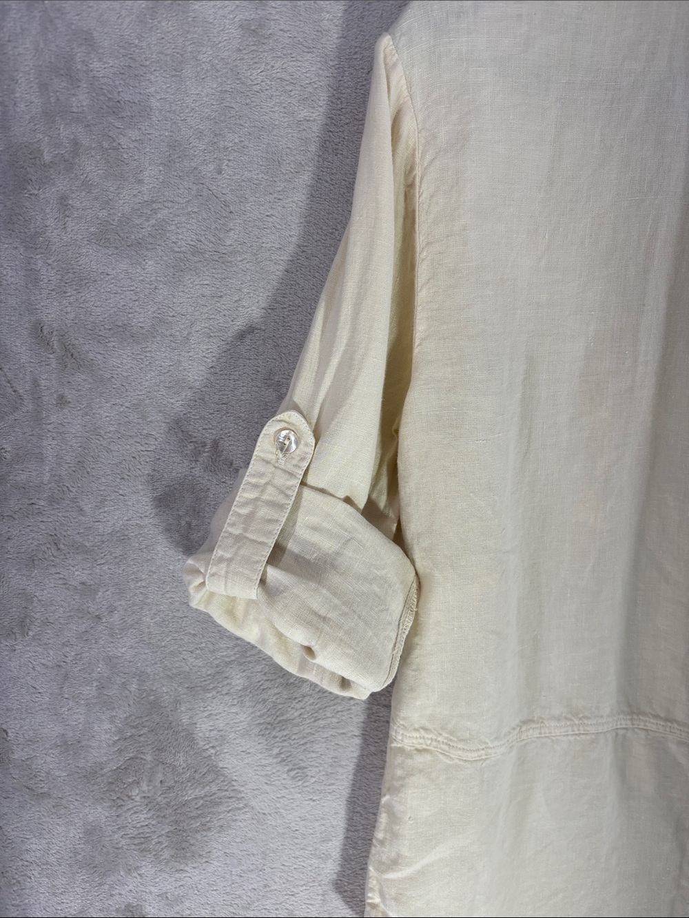 Cloth & Stone Linen Button-Up Long Sleeve Top Size S - Picture 8 of 9